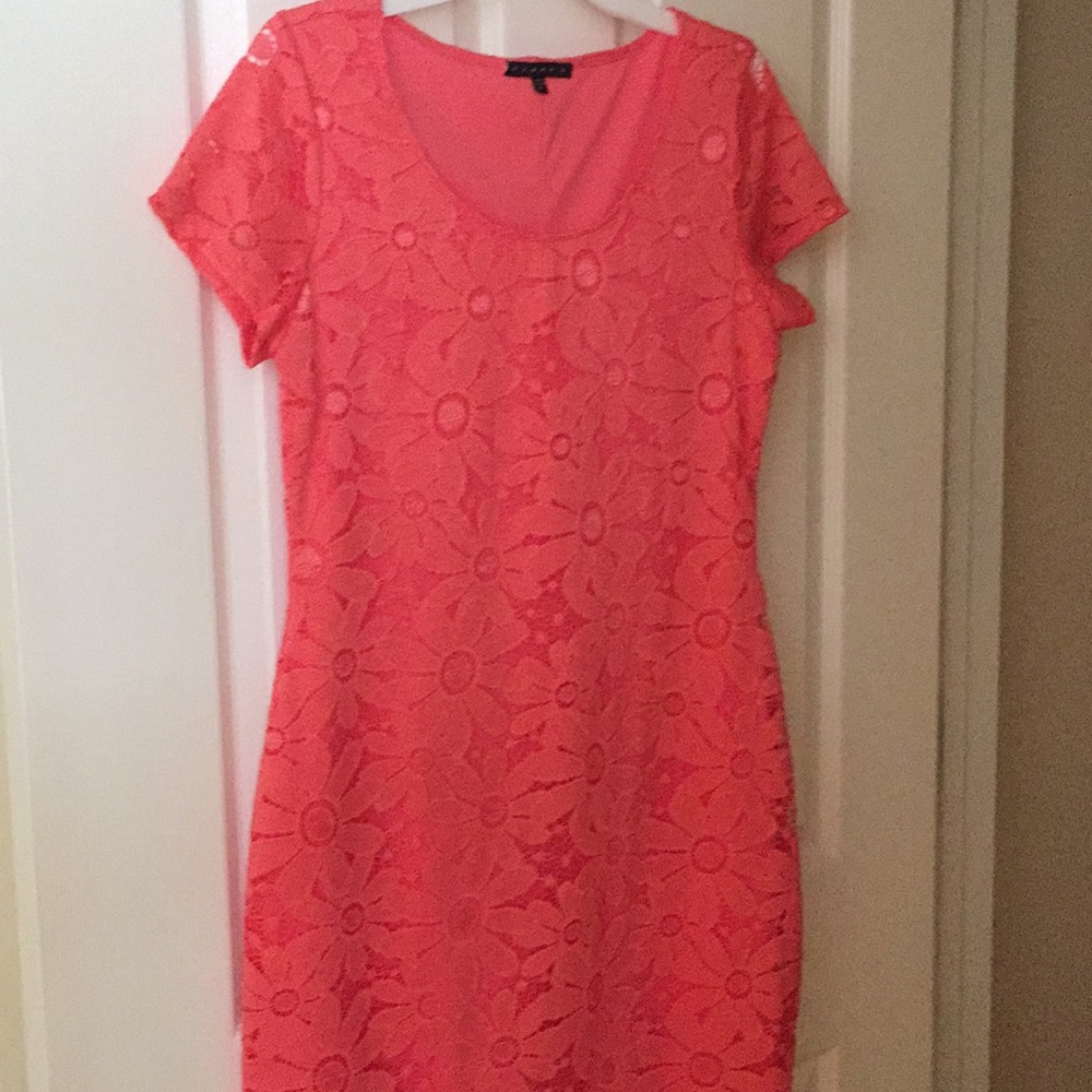 Beautiful flower lace summer dress.